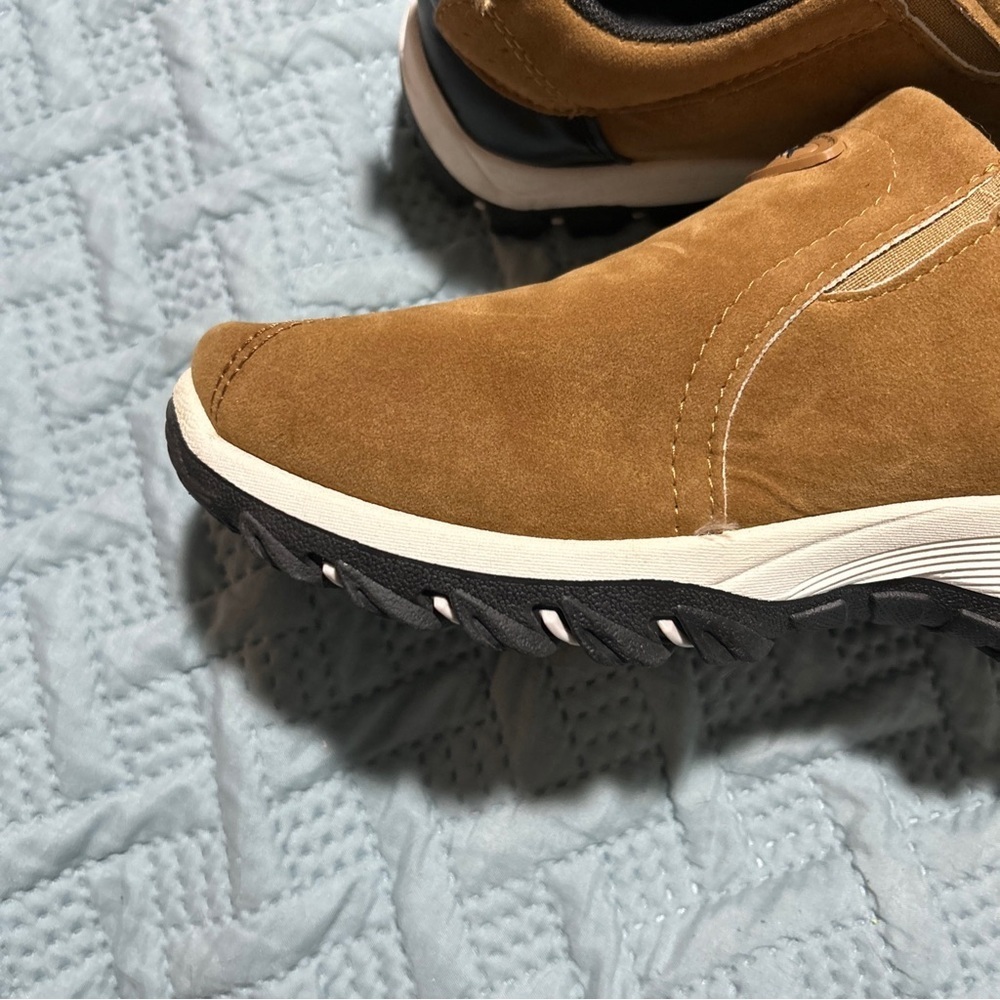 Men's UFK Sport Slip On Shoes Camel Brown Size 43 (9.5) Great Condition - Picture 8 of 13